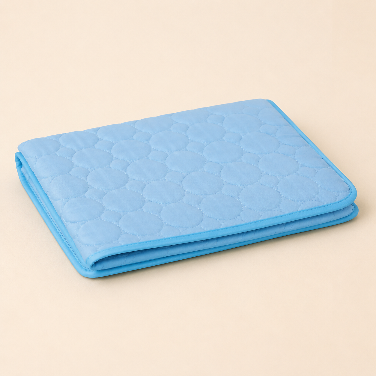 Folded Bupba Stay-Cool Dog Mat for travel and storage